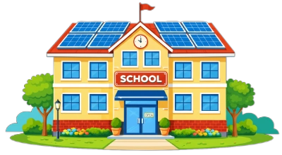 solar panels school